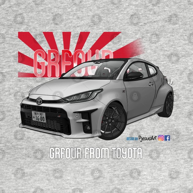 Toyota GRFOUR White by PjesusArt